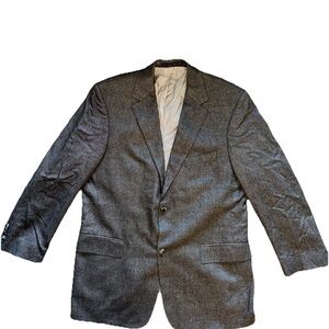 Men’s HUGO BOSS Bertolucci/Movie Blazer Sports Coat Made in USA 42R Brown Wool